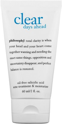 philosophy Clear Days Ahead Oil-Free Salicylic Acid Acne Treatment & Moisturizer