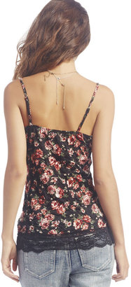 Wet Seal Crinkle Lace Trim Cami