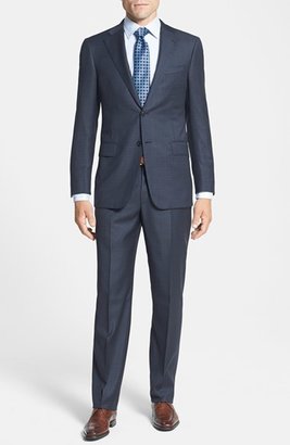 Hickey Freeman 'Beacon' Classic Fit Check Wool Suit