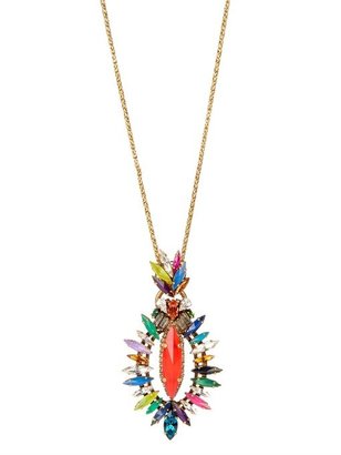 Erickson Beamon Telepathic gold-plated crystal necklace