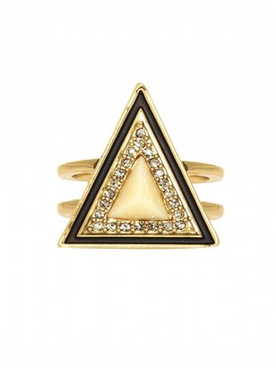 House Of Harlow Teepee Triangle Ring