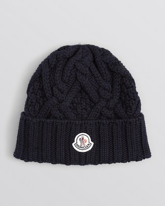 Moncler Barretto Cable Knit Beanie