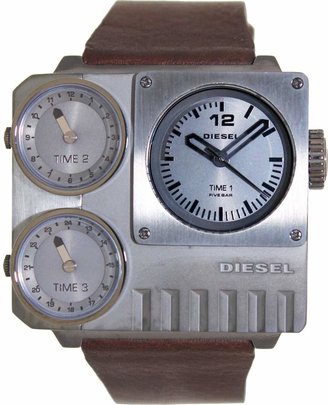 Diesel Men's DZ7249 Brown Leather Quartz Watch with Dial