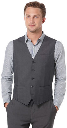Perry Ellis Regular Fit Tonal Textured Suit Vest