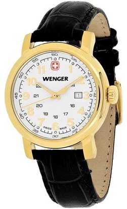 Wenger Women's 01.1021.109 Urban Classic 3H Analog Display Swiss Quartz Black Watch