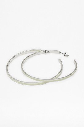 French Connection Enamel hoop earrings