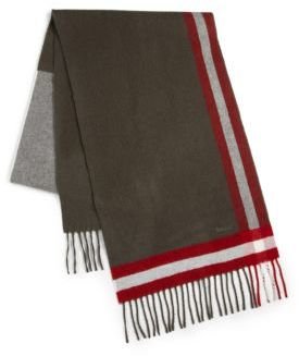 Bally Striped Wool/Angora Scarf