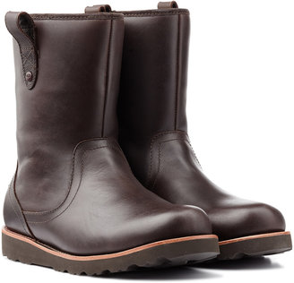 UGG Stoneman Leather Boots with Shearling