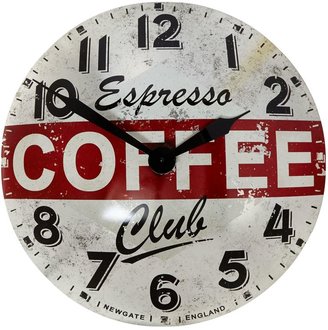 Newgate Coffee advertising wall clock