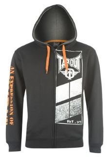 Tapout Expression Front Zip Hoody Mens - Black