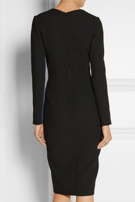 Peter Pilotto Aro embellished wool and crepe dress