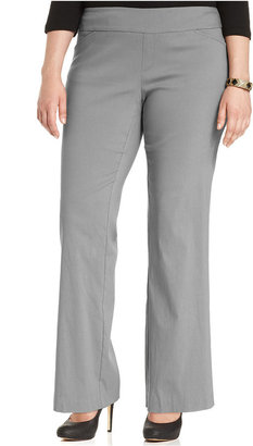 Amy Byer Plus Size Pull-On Bootcut Trousers