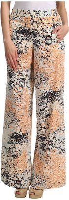 BCBGMAXAZRIA Joan Wide Leg Printed Pant Women' Caual Pant