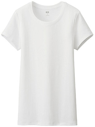 Uniqlo WOMEN Supima Cotton Modal Short Sleeve T-Shirt