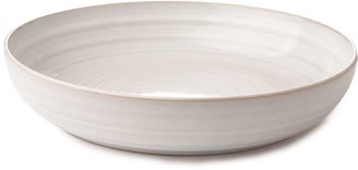 Linea Echo white large pasta bowl