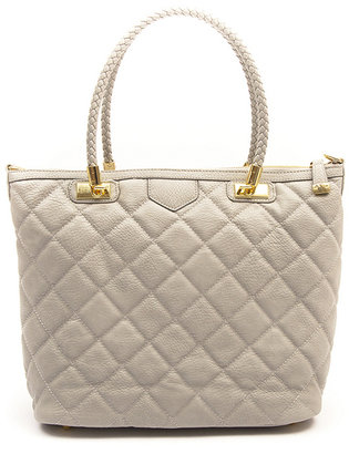 Marc B Hudson Tote - Grey Quilted