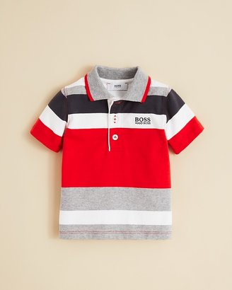 HUGO BOSS Infant Boys' Striped Jersey Polo - Sizes 6-18 Months