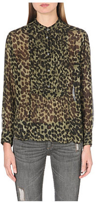 Etoile Isabel Marant Charley leopard-print chiffon shirt