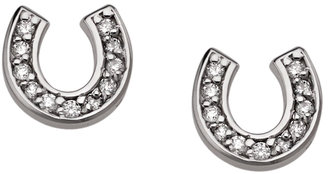KC Designs Diamond Horseshoe Earrings