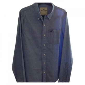 Hollister Blue Cotton Shirt