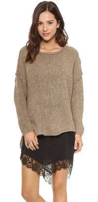 Free People Teddy Bear Pullover