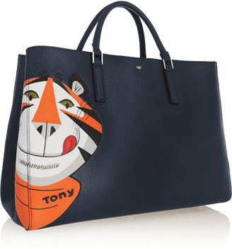 Anya Hindmarch Ebury Maxi Frosties leather tote