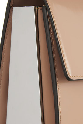 Marni File leather clutch