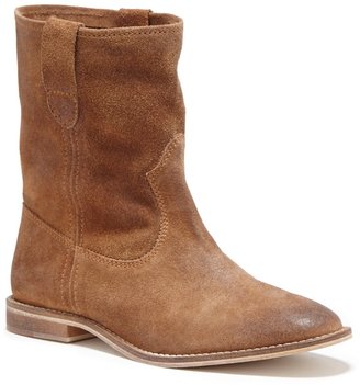 Sole Society Jed distressed suede bootie