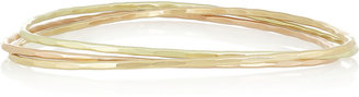 Melissa Joy Manning Set of three 14-karat gold interlinked bracelets