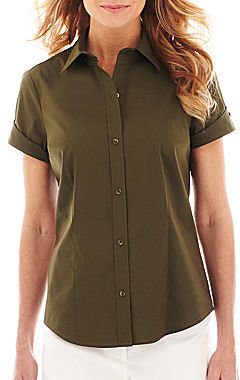 Liz Claiborne Short-Sleeve Shirt