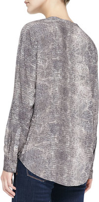 Soft Joie Anabella Snake-Print Blouse