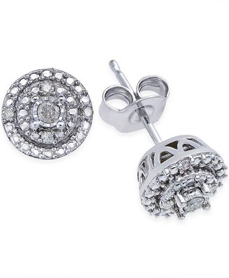 Macy's Amethyst (3 ct. t.w.) and Diamond (3/8 ct. t.w.) Earrings in 14k Rose Gold