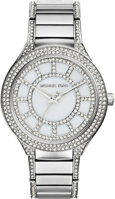 Michael Kors MK3311 Kerry Sterling Silver and Mother-of-Pearl Watch