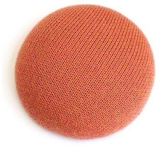 Ann-Marie Faulkner Millinery Coral and Mustard Knitted Wool Beret