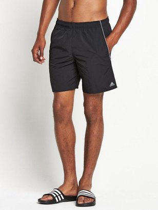 adidas Mens Solid Swim Shorts - Black