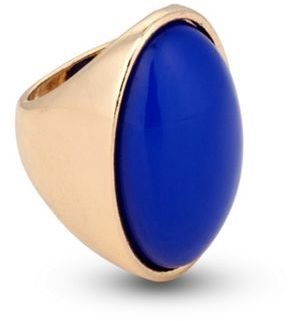 Ben de Lisi Principles by Designer oval blue stone statement ring