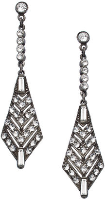 Ben-Amun Breathtaking Crystal Drop Earrings