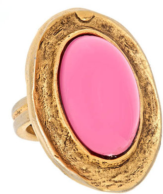 Allison Daniel Framed Bright Pink Ring