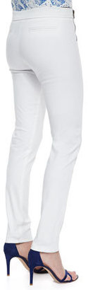 Waverly Grey Nine-Zipper Skinny Pants