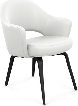 Knoll Saarinen Executive Arm Chair with Wooden Legs