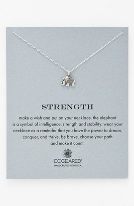 Dogeared 'Reminder - Strength' Boxed Pendant Necklace