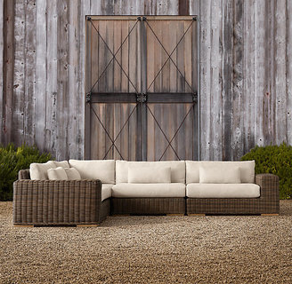 Restoration Hardware Majorca Luxe L-Sectional Cushions