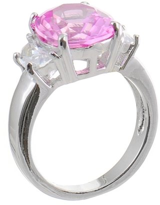 Kenneth Jay Lane Classic Pink Round Ring