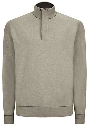 Canali Half Zip Cashmere Wool Sweater