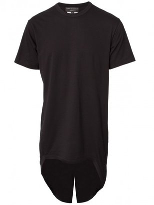Comme des Garçons Homme Plus Long Short Sleeve T-Shirt Black