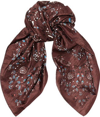 Etoile Isabel Marant Andy floral-print silk scarf