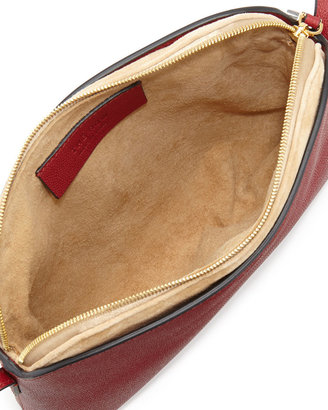 The Row Multi-Pouch Calfskin Crossbody Bag, Red/Beige