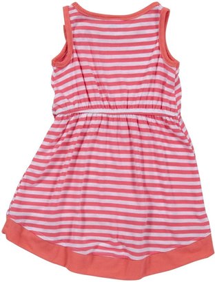 Erge Spandex Dress (Baby) - White/Pink-12 Months
