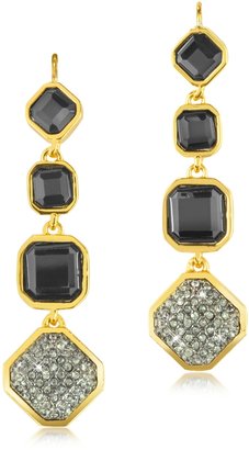 Juicy Couture Black Stone Linear Earring