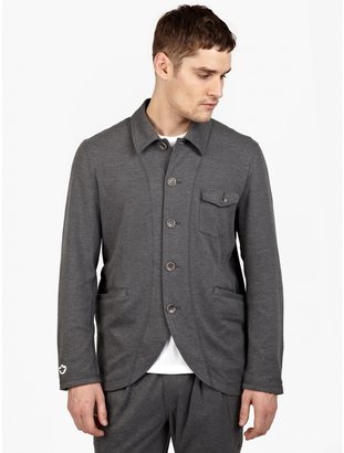 adidas Men’s Grey Tailored Jersey Jacket